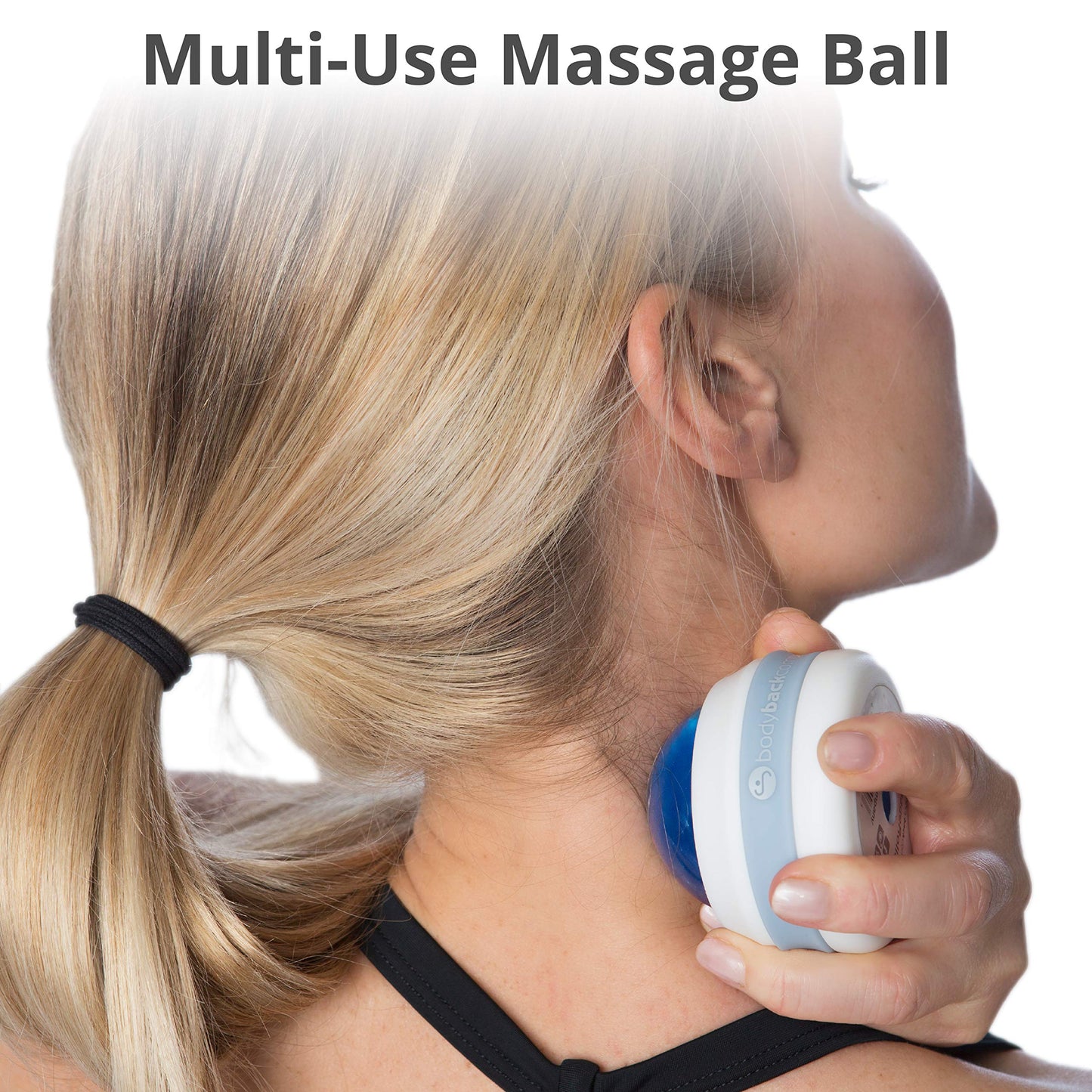 Body Back Manual Massage Roller Ball | Deep Tissue Roller & Lacrosse Ball - Hand Held Massager for Sore Muscles & Joint Pain | 360 Degree Mobility Therapy Ball | Ideal for Athletes & Fitness Recovery