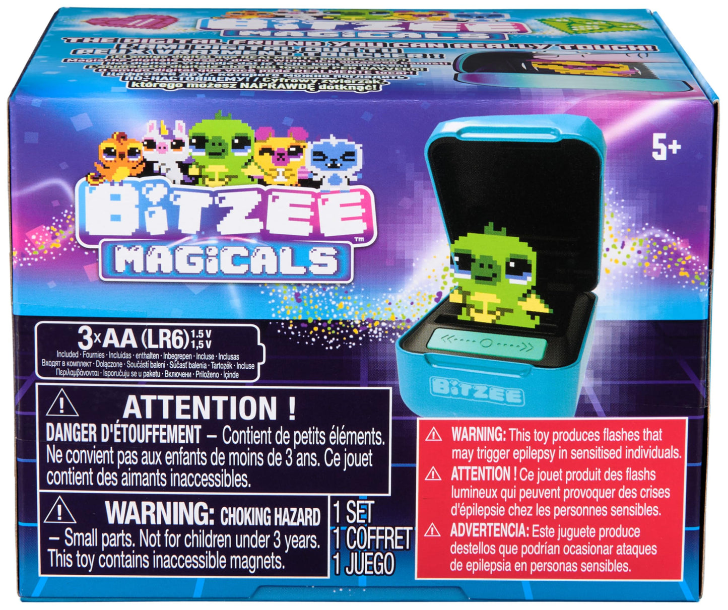 Bitzee, Magicals with 20 Interactive Characters Inside, Reacts to Touch, Digital Pet Kids Toys for Ages 5 and up